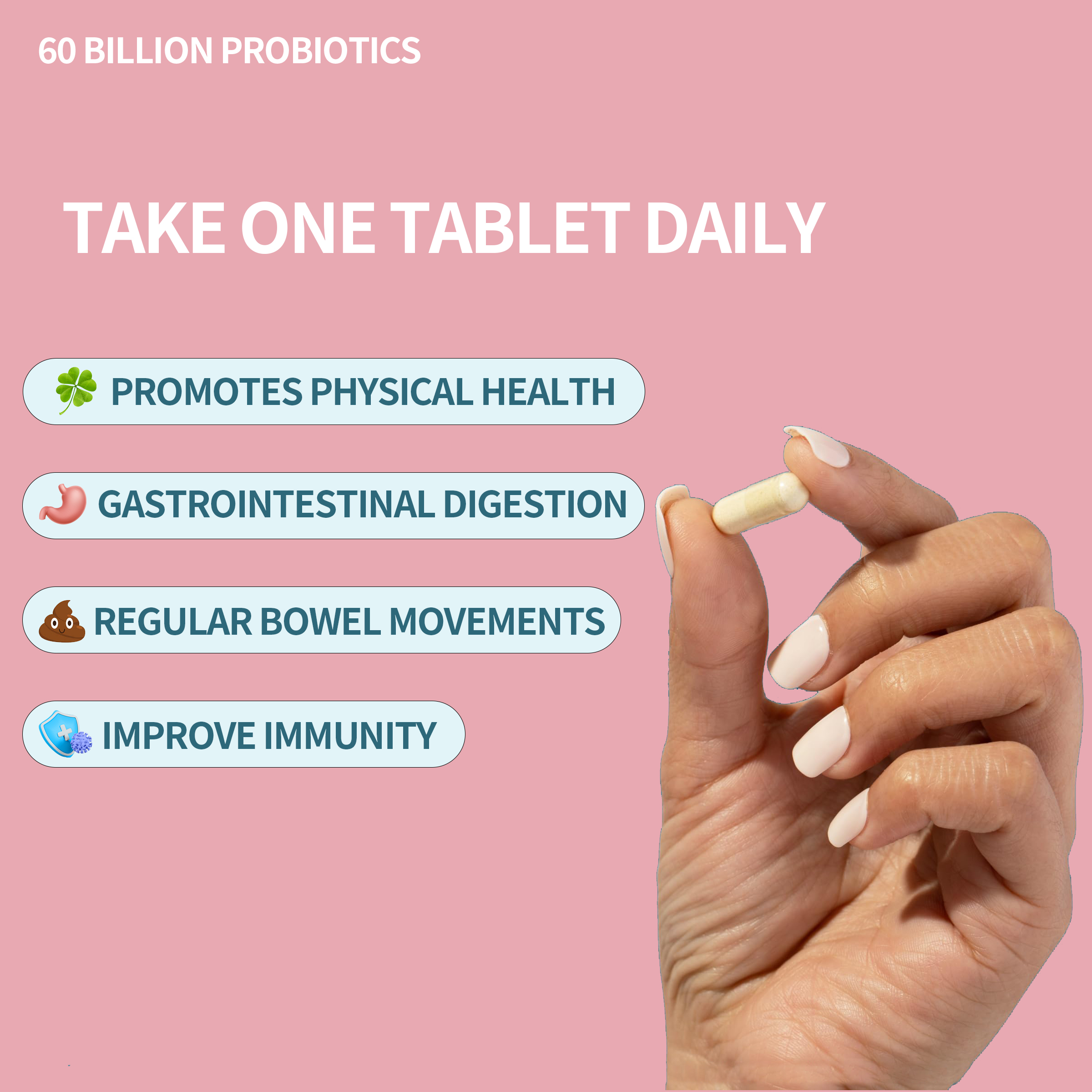 This Health Supplement Contains 36 Probiotic Strains, Which Are Beneficial to Digestive Health and Gut Health.Probiotic Capsules