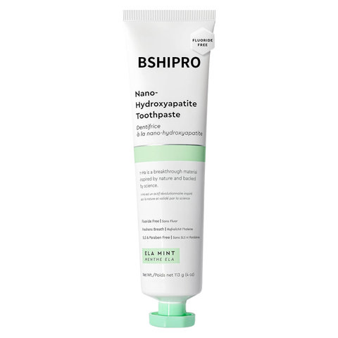 Ela Mint Flavor Fluoride-Free Nano Hydroxyapatite Toothpaste Anti-Cavity Whitening Oral Care for Sensitive Teeth for Adults Kids