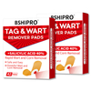 Sharp Wart Liquid Natural Ingredients Rapid Wart and Corn Removal 40% Salicylic Acid Tag Wart Remover Pads