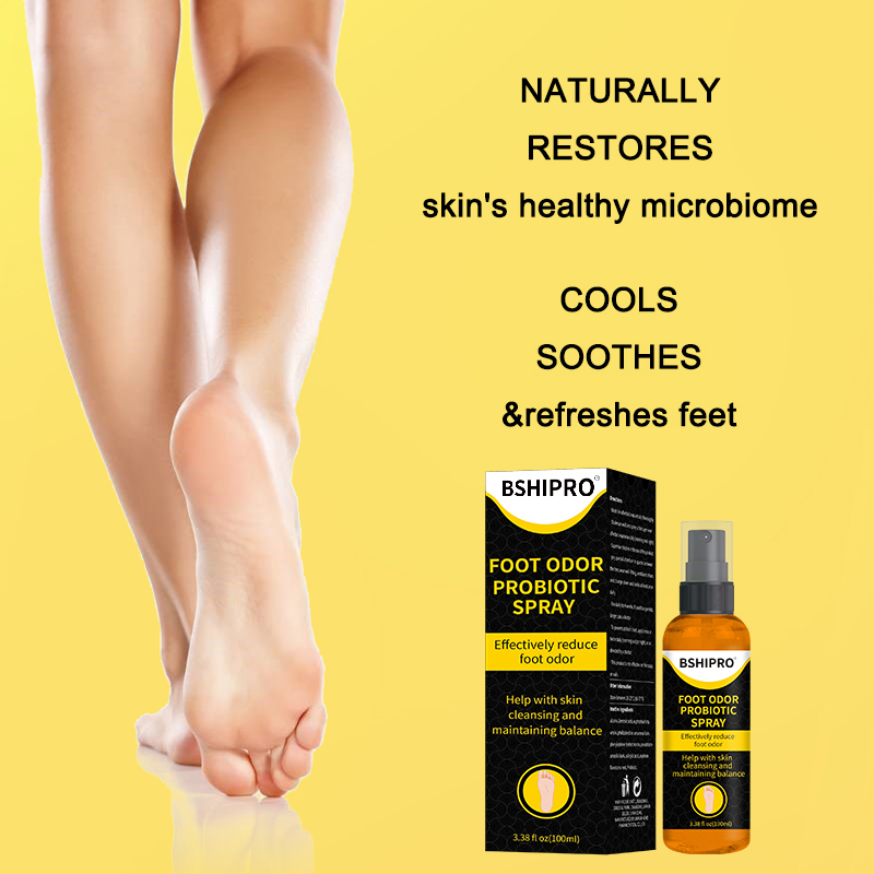 Natural Ingredient Herbal Foot Lotion with Direct Crack Prevention Foot Odor Solution Spray