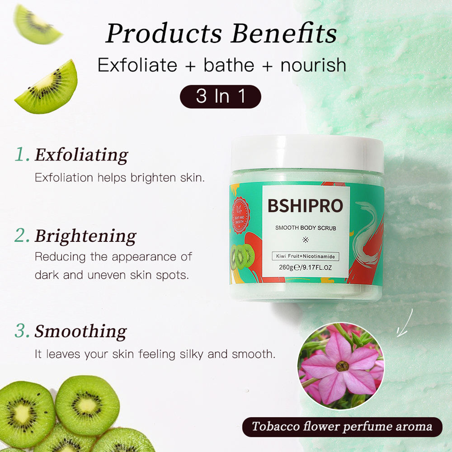 Long-Lasting Hydration Peach Body Scrub Vegan Butter Cream Natural Whitening Exfoliating Foaming Effects for Dry