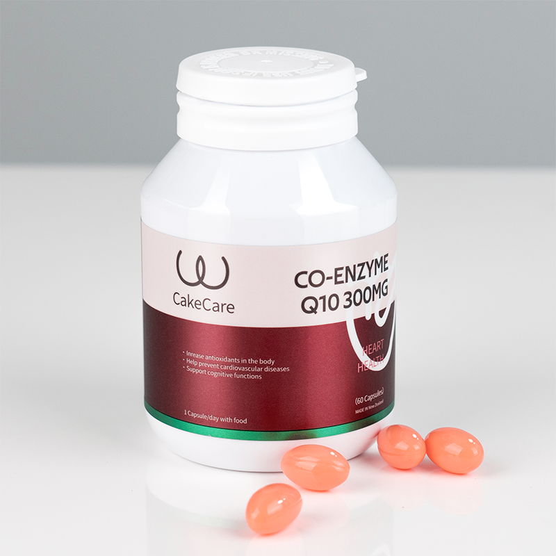 CakeCare Co-Enzyme Q10 300mg: Your Heart’s Trusted Companion