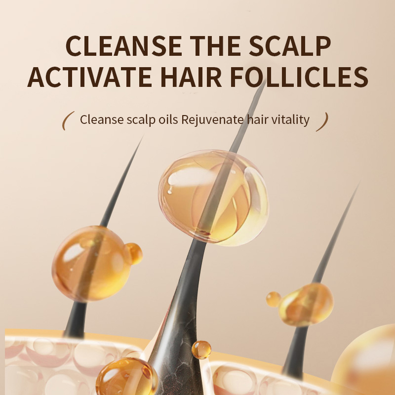 Nourishes Hair Roots Strengthens Controls Oil Eliminates Dandruff Prevents Hair Loss Refreshing Polygonum Multiflorum Shampoo