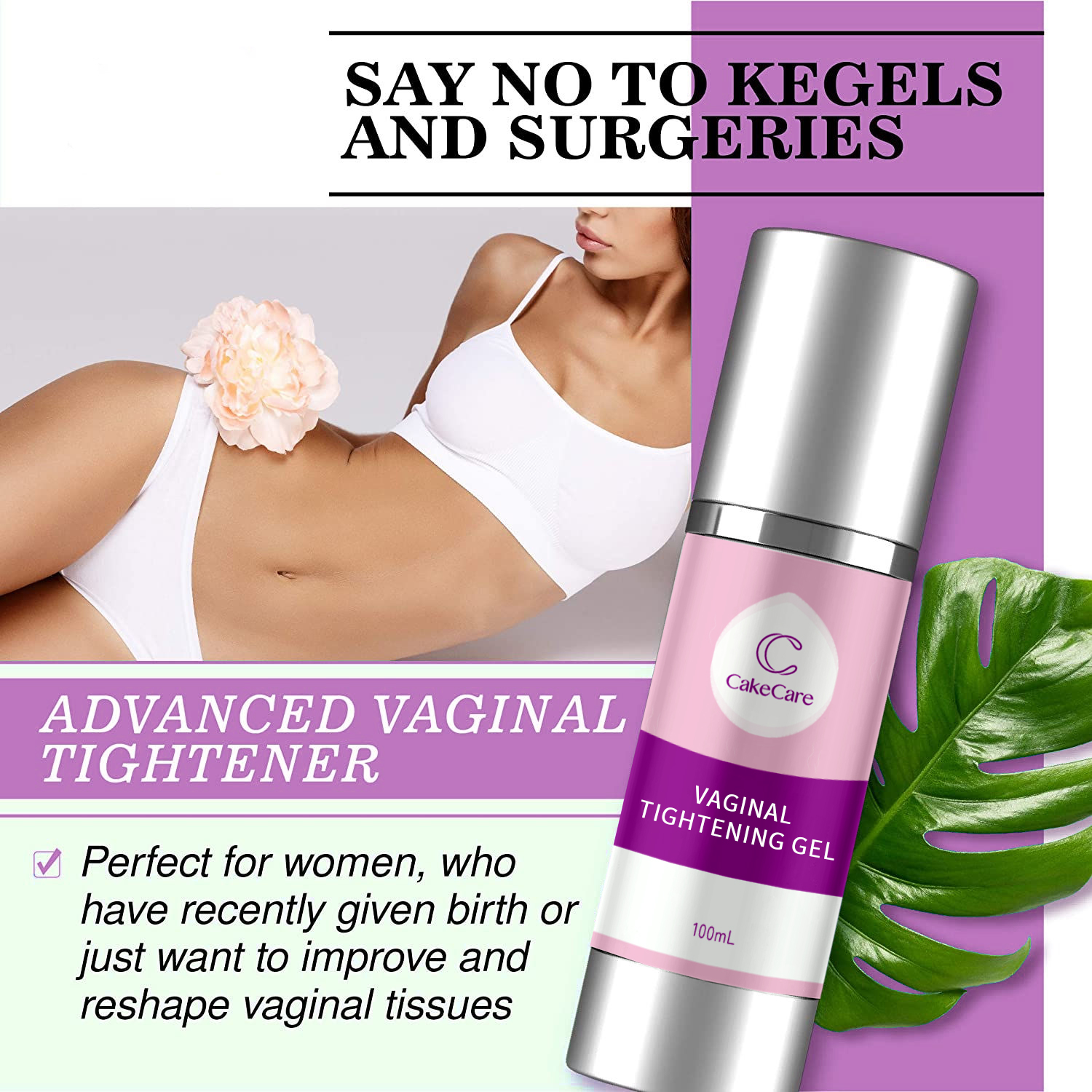 Vag Natural Formula ODM/OEM Vaginal Tightening Cream Gel Postpartum Recovery Comfort Elasticity Confidence Restores