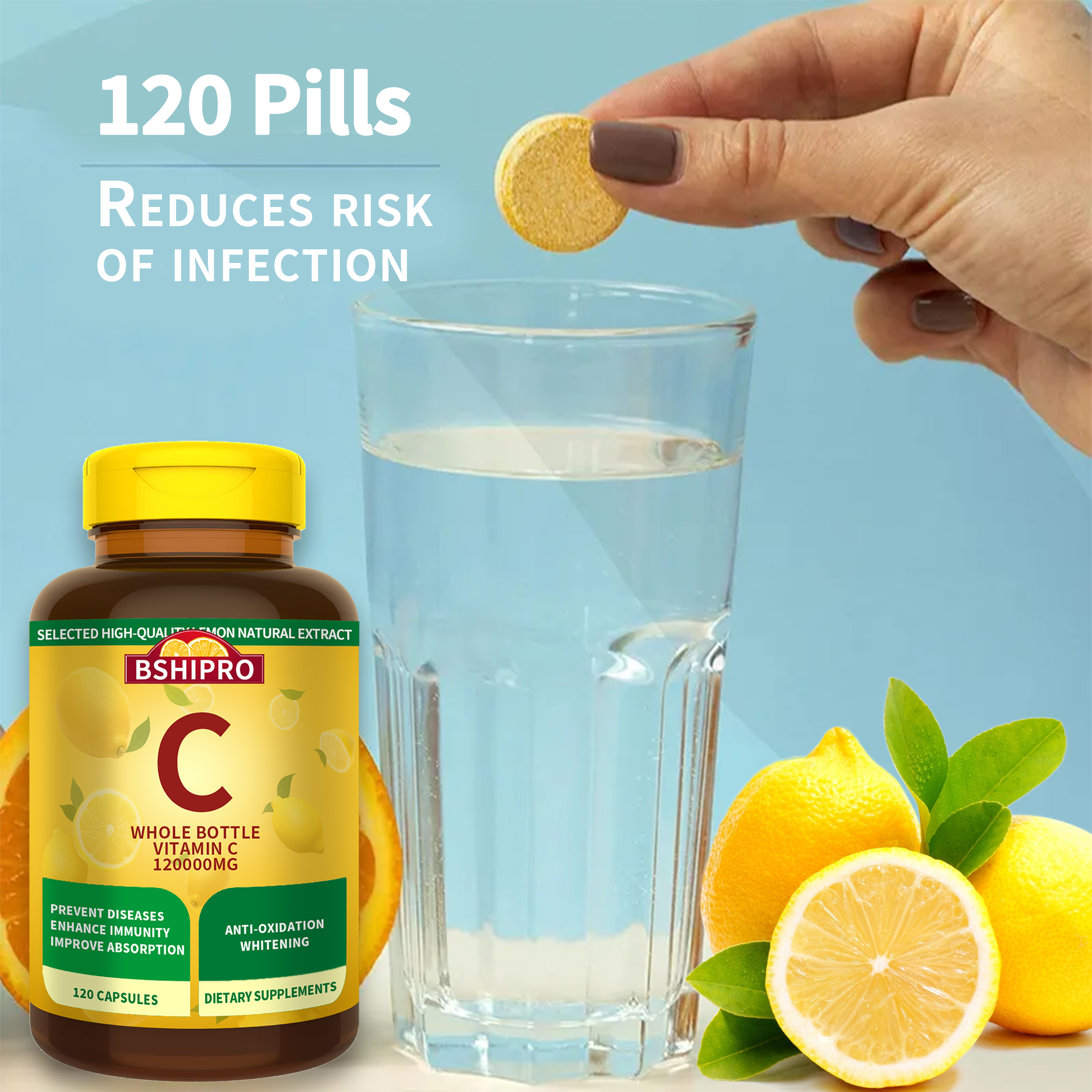 Complex High-Efficiency Complex Capsules contain folic acid and vitamins B2 B6 and B12 which are used for energy production