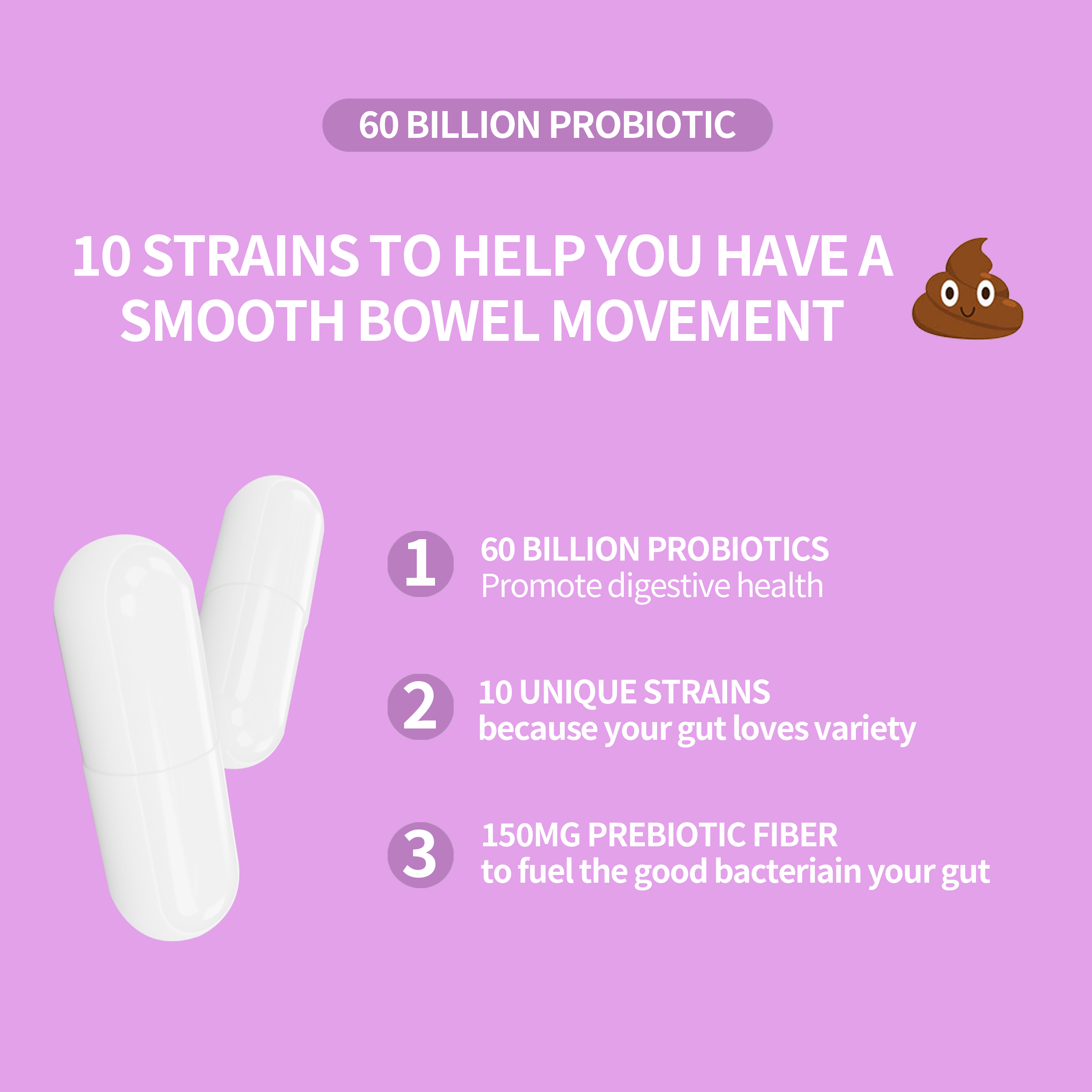 Strainsvegetable Capsulestargeted Release Technology Resistant To Stomach Acid, No Need for Refrigeration, Non-GMO, Gluten-free