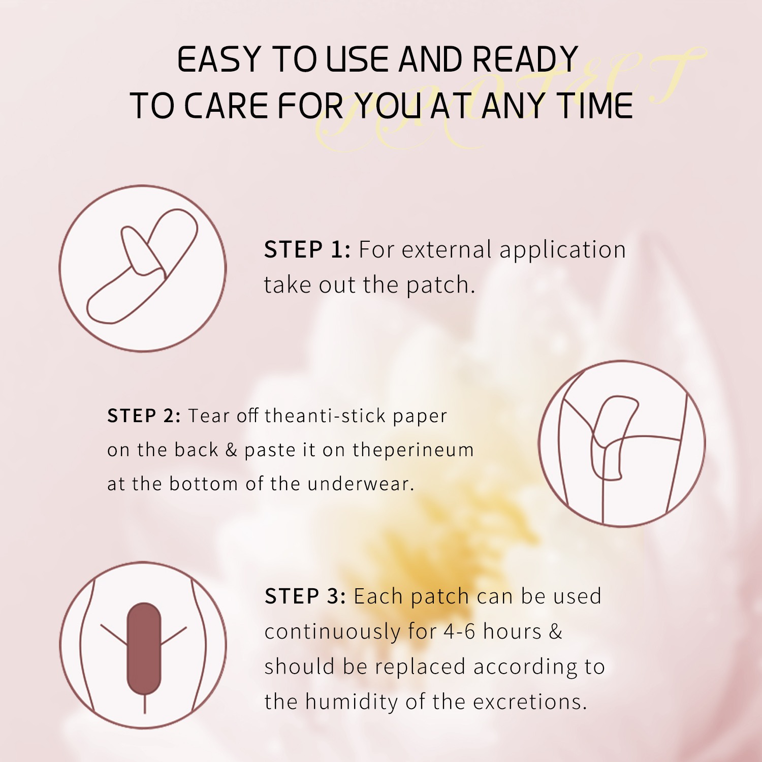  Menstrual Cycle Comfort And Support Herbal Cool-Steaming Patch Gentle And Convenient Designed for Everyday Ease