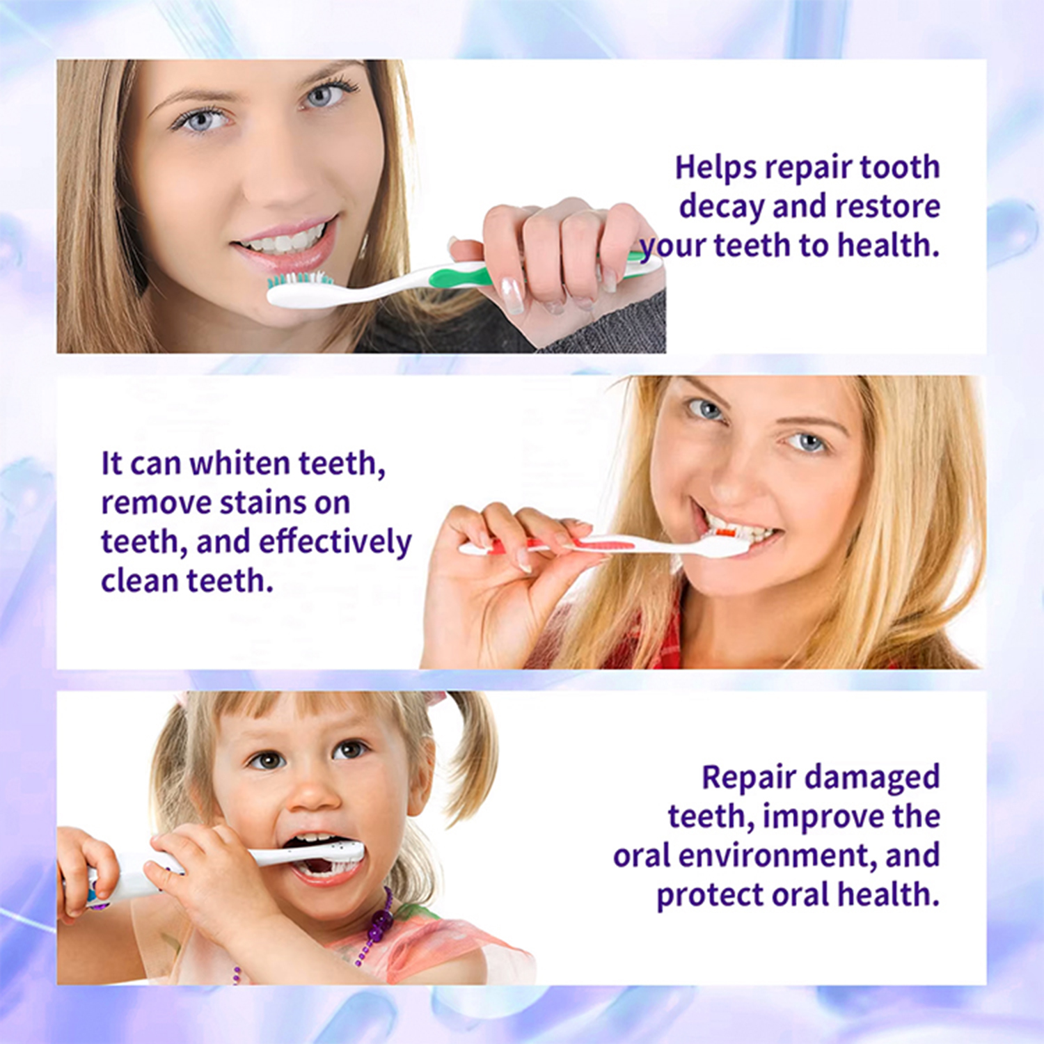 Whitening, Anti-Cavity, Gum Protection, Fresh Breath Premium Oral Care Toothpaste