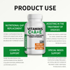 Vitamin Capsules with Plant-based Vitamin D at 5000 IU And 100 Mcg of Vitamin K in The Form of MK-7 - for Maximum