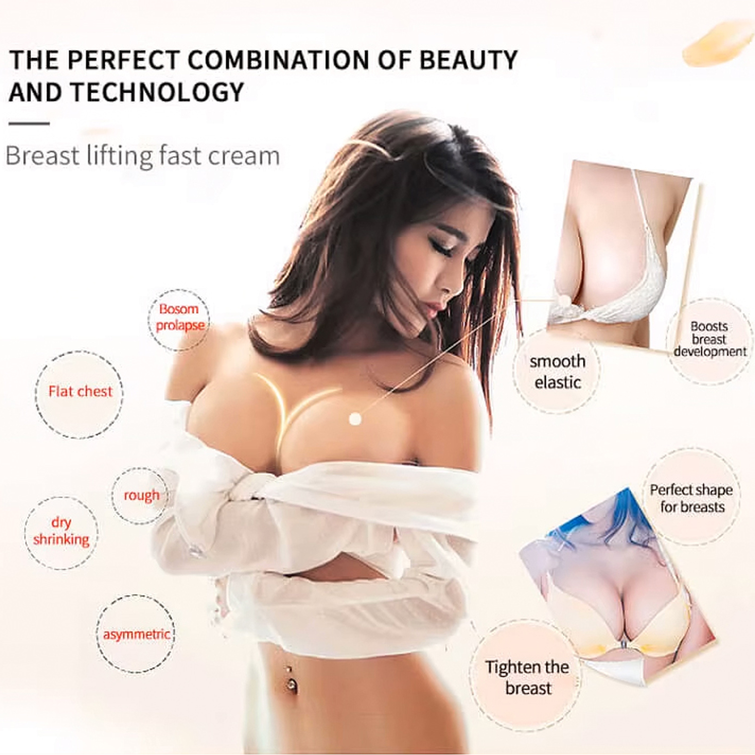 Herbal Firming Cream for Beautiful Full Lift Breast and Butt Enhancement Increases Tightening and Growth Size for Big Boobs