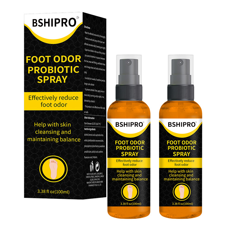 Natural Ingredient Herbal Foot Lotion with Direct Crack Prevention Foot Odor Solution Spray