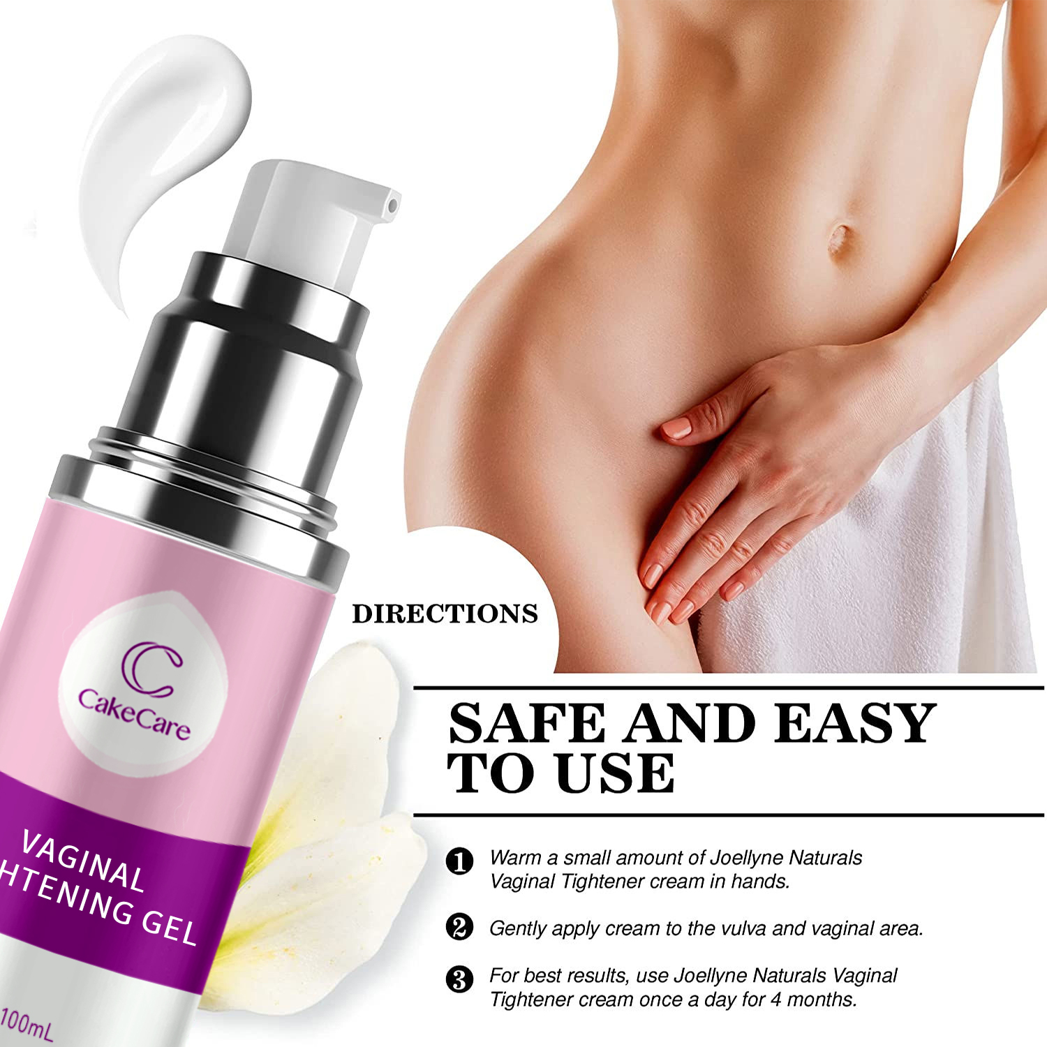 Vag Natural Formula ODM/OEM Vaginal Tightening Cream Gel Postpartum Recovery Comfort Elasticity Confidence Restores