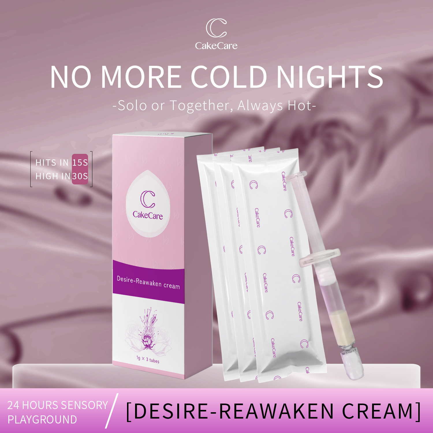 Intimate Sensitivity for Heightened Pleasure Desire Reawaken Cream